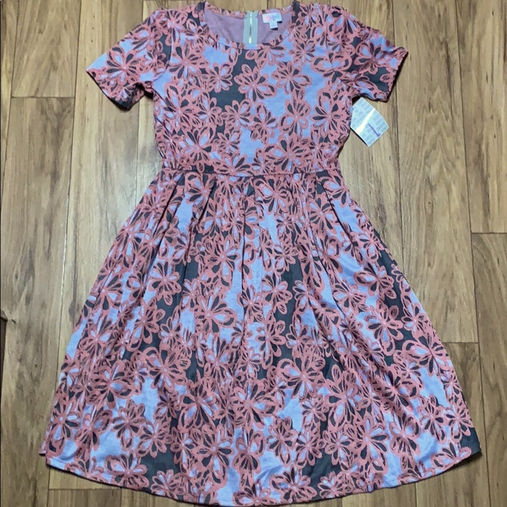 LuLaRoe Floral Amelia Dress